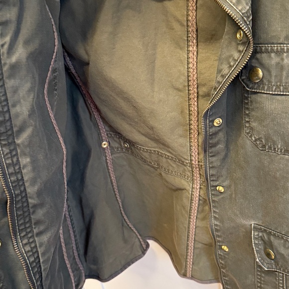 J. Crew Olive Green Jacket with Gold Buttons - Picture 6 of 7